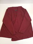 Eileen Fisher Size 3X Dark Red 100% Wool Open Front Long Sleeve Cardigan