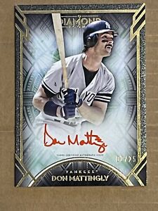 2021 Topps Diamond Icons Red Ink Autograph 02/25 Don Mattingly Auto