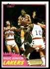 1981-82 Topps Basketball Card Magic Johnson Los Angeles Lakers #21