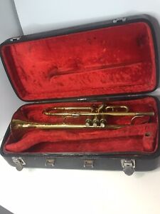 Vintage King Cleveland 600 Brass 158916 Trumpet  With Case - Made In USA