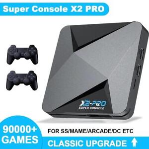 Retro Video Game Console Super X2 Pro with 90000 Video Gamepad Kid Gift Box