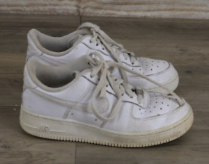 Nike Womens Air Force 1 Low Top Lace Up Shoes Sneakers Size 7.5 White