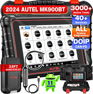 2024 Autel MaxiCOM MK900BT PRO Auto Diagnostic Scanner Tool 40+ Reset + MV108S