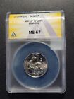 2019 W Lowell Quarter ANACS MS67 | Early Discovery Highest Grade Possible Coin!!