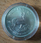 2022 Silver Fynsilwer 1oz Krugerrand Coin South Africa IN CAPSULE.