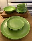 10pc Lot Vintage Branchell Melmac Dishes Colorflyte Dinnerware 4 Colors