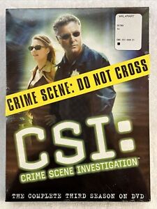 CSI Crime Scene Investigation Complete Season 3 DVD 6-Disc Set NEW/Sealed