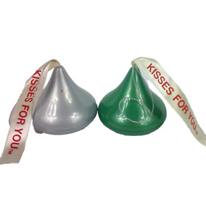 Hershey Kisses Christmas Ornaments Galerie Lot of 2 Kisses for You 3 Inch