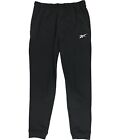 Reebok Mens Training Essentials Linear Logo Athletic Jogger Pants, Black, Medium