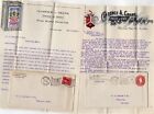 1901 & 04 Clarence Crane Maple Syrup Co, Warren, Ohio covers & COLOR letterheads