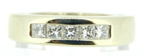 Men''s Diamond Ring Band 14k White Gold 1ct Genuine Natural Jewelry (#J2724)