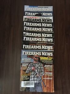 FIREARMS NEWS MAGAZINE, Lot Of 9 GUN SALES, REVIEWS & INFORMATION