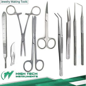 13 Pcs Jewelry Making Kit Pliers Repair Tool Craft Supplies Starter Fixing Set
