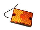 LED Amber Marker Clearance Light Reflective 2x2.7