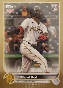 New Listing2022 Topps #537 Oneil Cruz - Pittsburgh Pirates Gold Foil /25 UK Edition