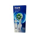 Oral-B Pro 1000 Rechargeable Electric Toothbrush - White, Opened Brush Head