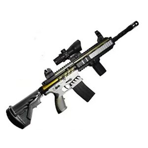 Electric Gel Ball Blaster M4A1 Toy Automatic Outdoor Rifle: Yellow Black Color