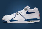 Nike Air Flight 89 Mid Basketball Sneakers White Blue CN5668-101 Mens Size