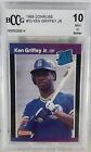 New Listing1989 Donruss #33 Ken Griffey Jr. Rated Rookie Card BCCG 10 Seattle Mariners