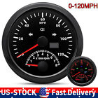 85mm Marine GPS Speedometer 0-120MPH with Tachometer 8000MPH Gauge For Car Boat