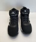 Adidas Boys Cross Em Up Black Elastic Lace Mid Top Basketball Shoes Youth Size 6