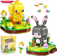 Easter Bunny and Chick Building Blocks, Easter Gifts for Boys Girls, Easter Bask
