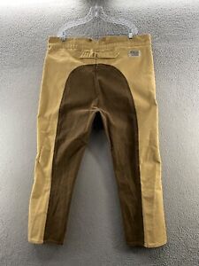 VINTAGE Frontier Classics Pants Mens 44 Brown Buckle Back Notch Actual 42x28