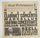 Mozart Clarinet Concerto Concertante Druian Skernick Szell CBS 37810 NM