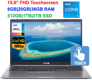 2024 ASUS Vivobook Laptop 15.6 FHD Touch Intel i5-1135G7, Upto 20GB RAM& 1TB SSD