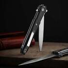 High quality stainless steel very sharp outdoor folding hunting fishing knife