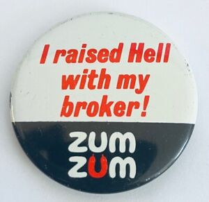 ZUM ZUM Restaurant Advertising Pin Button