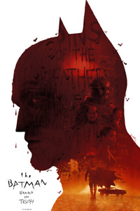 The Batman Robert Pattinson Variant Print Poster Mondo Grzegorz Domaradzki Gabz