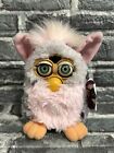 1998 Furby Model 70-800 Tiger Gray Spotted Pink Green Eyes As-is Eyelash Missing