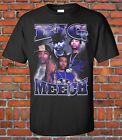 Big MEECH 90s Vintage Style Bootleg Rap Tee BMF Hip Hop ATL Detroit Rare Hot