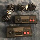 2 Sharp Game Television BLACK Controllers Nintendo NES RARE