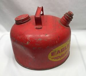 Vintage Eagle 2.5 Gallon Metal Gas Can
