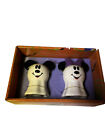 Disney HALLOWEEN Mickey Mouse and Minnie Mouse GHOST Salt and Pepper Shakers