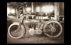 Vintage Harley Davidson Motorcycle Factory PHOTO Shop Mechanic Bike Garage
