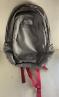 The North Face Jester II Gray White Pink Backpack Bag Straps Adjustable