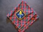 BSA plaid checkered boy scout neckerchief