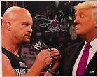 Stone Cold Steve Austin Signed 16x20 Photo BAS COA WWE Picture w/ Donald Trump 9