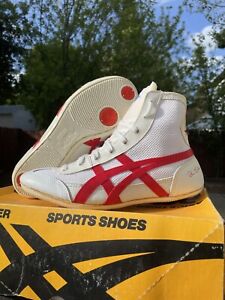 Rare Vintage 1980’s BNIB ASICS TIGER Dan Gable Super Flex Wrestling Shoes. Sz. 8