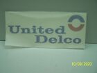 Large United Delco Decal For Shop Cabinet