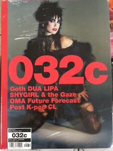 032c MAGAZINE + FANZINE ABOUT STYLE-ISSUE 39-SUMMER 2021-GOTH DUA LIPA-BRAND NEW