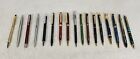 New ListingVintage Writing Lot Of 17 Ballpoint Pens Cross 10k GF, Inoxcrom, Parker, Zebra
