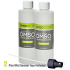 DMSO 8 oz. Bottle Non-diluted 99.995% Dimethyl Sulfoxide w/ Sprayer (2 pack)