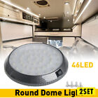 2SET Universal 12V 46 LED Car Auto Truck Interior Dome Roof Light Ceiling White (For: More than one vehicle)