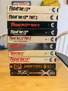 Friday The 13th VHS lot  1-10