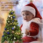 6 Ft Artificial Christmas Tree with LED String Lights