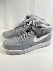 Nike Air Force 1 Mid Mens Sz 13 Wolf Grey White Casual AF1 315123-033